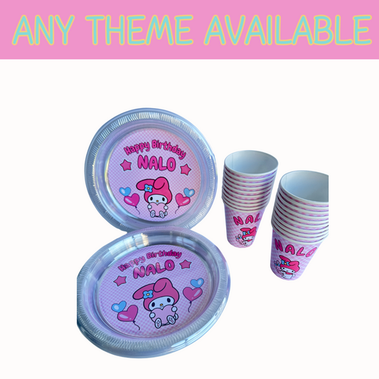 CUSTOM PLATES & CUPS
