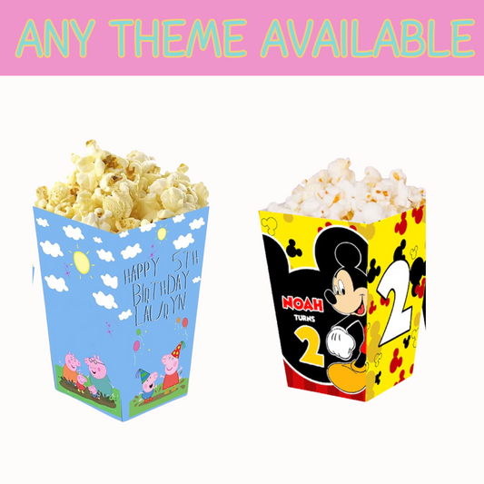 CUSTOM POP CORN BOX